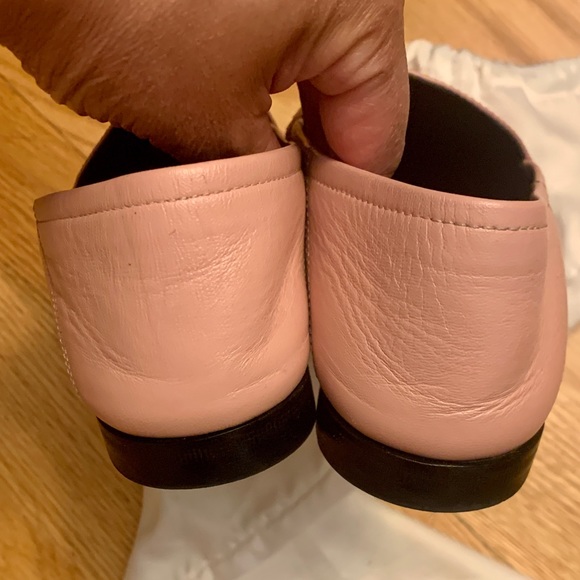 Gucci Brixton Horsebit in Perfect Pink 36.5 Leather Loafers Flats Shoes RARE - Picture 12 of 16